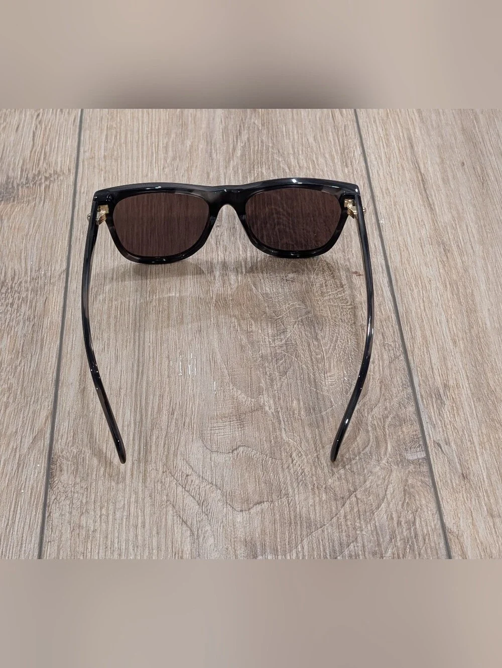 $345 Mens Alexander McQueen Square 54mm Sunglasses Gray/Brown